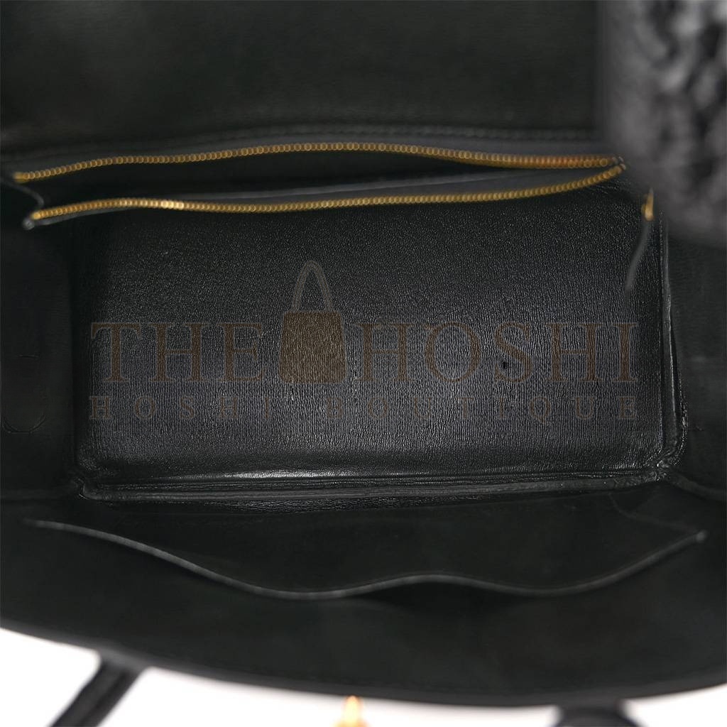 H**me5 MASTER NOIR BLACK GHW NILOTICUS CROCODILE BIRKIN 30 HANDBAG (30*22*16cm) Master Quality